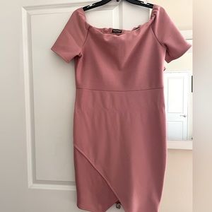 Fashion Nova Stretchy Dress, size 1xl, Blush pink color for Valentine’s Date.